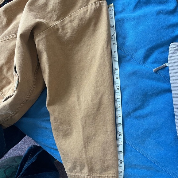 L.L. Bean Brown Canvas Field Jacket with Dark Collar - Picture 6 of 7